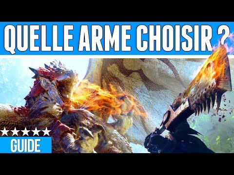 GUIDE DES ARMES MONSTER HUNTER WORLD – QUELLE ARME CHOISIR ?