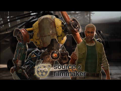Half-Life Alyx Credit Scene in Source Filmmaker (Cinematic) [S2FM]