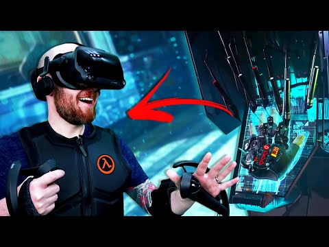 Half-Life: Alyx With A Haptic Suit FEELS Awesome
