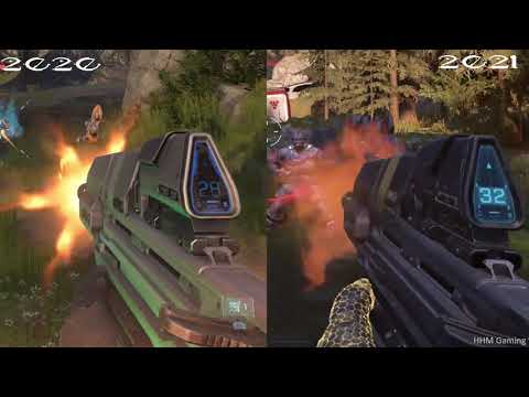 Halo Infinite 2019 vs 2020 vs 2021 Early Graphics Comparison