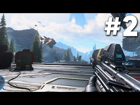 HALO INFINITE Early Gameplay Walkthrough Part 2 – ZETA HALO (CAMPAIGN)