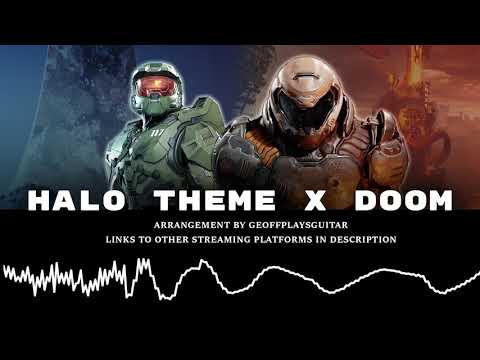 Halo Theme (Overture) in the style of Doom Eternal