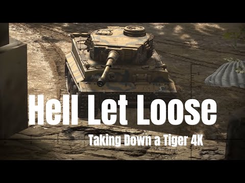 Hell Let Loose | Sainte-Mère-Église | Taking down a Tiger | 4K RTX 3090 Ultra Settings