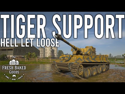 Hell Let Loose – Tiger Tank Supports Infantry
