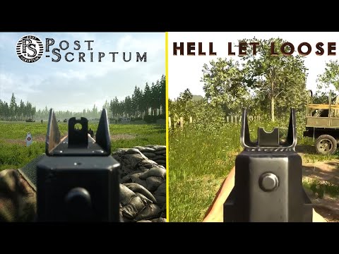 Hell Let Loose vs Post Scriptum  – Weapon comparison