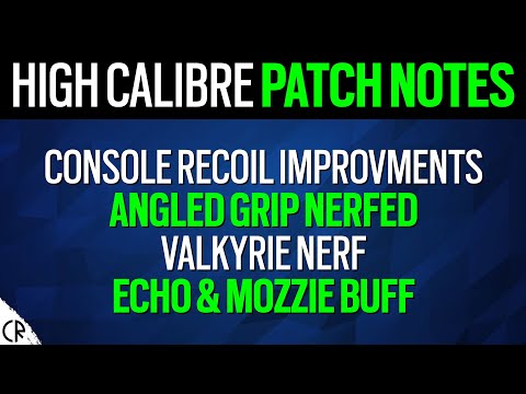 High Calibre Patch Notes – Angle Grip Nerf & Valk Nerf – 6News – Rainbow Six Siege