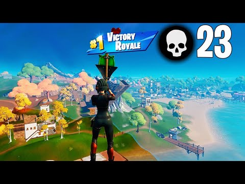High Elimination Solo vs Squads Win Gameplay Full Game Season 8 (Fortnite PC Controller)