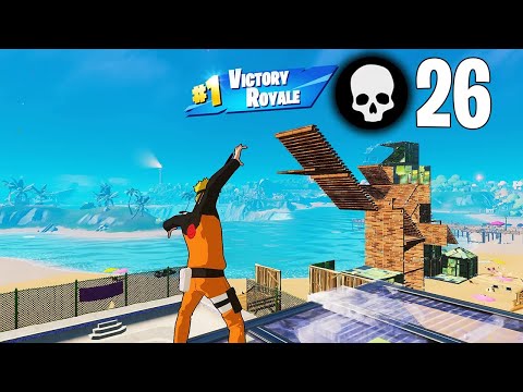 High Elimination Solo vs Squads Win Gameplay Full Game Season 8 (Fortnite PC Controller)