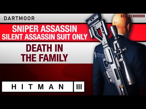 HITMAN 3 Dartmoor – Master Difficulty – "Death In The Family" Sniper Assassin SA/SO Challenges