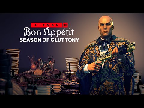 HITMAN 3 – Season of Gluttony (Roadmap Trailer)