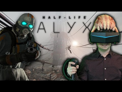 How is Half-Life: Alyx on a Pimax headset? The test with Index Controllers!