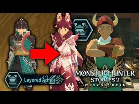 How to Get ANY ARMOR as LAYERED ARMOR | Monster Hunter Stories 2