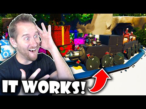 I Built a Working TRAIN in Fortnite!