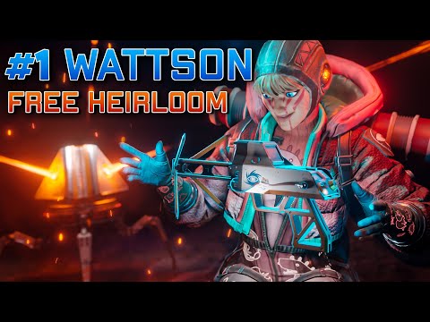 I got Wattson's HEIRLOOM for FREE in Apex Legends (Unboxing & Animations)