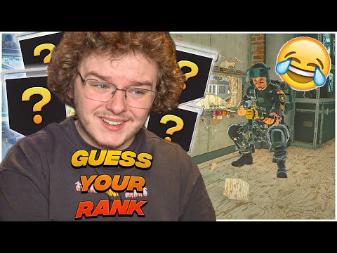 I Guess What Rank You Are in Rainbow Six Siege