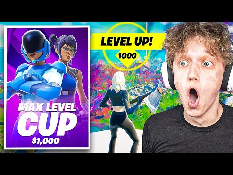 I Hosted a MAX LEVEL ONLY Tournament in Fortnite… (level 1,000)