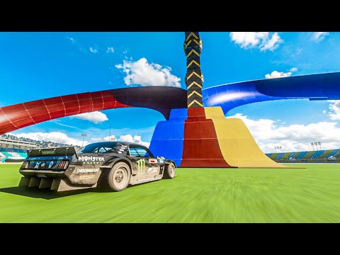 I tried CRAZY STUNT MAPS In Forza Horizon 5!