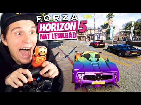 Ich fahre zum ersten mal MIT LENKRAD Forza Horizon 5