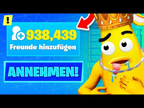 Ich nehme ALLE FREUNDSCHAFTSANFRAGEN in Fortnite vor KAPITEL 3 an… 😰😱(eskaliert)