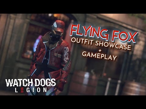 Jackson Pearce Flying Fox Outfit Showcase + Gameplay | Watch Dogs: Legion