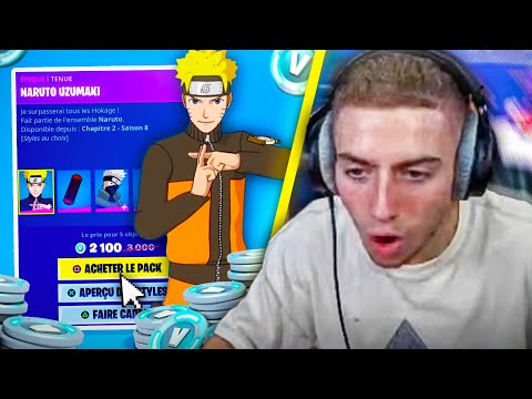 JE DÉCOUVRE NARUTO SUR FORTNITE ! 😍 (j’kiffe de ouf)