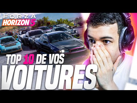 JE RÉAGIS AUX VOITURES DES ABONNÉS ! 😳 (TOP 10 FORZA HORIZON 5)