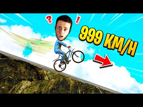 LA VALE cu 999999 KM/H cu BICICLETA! AAAaaa!