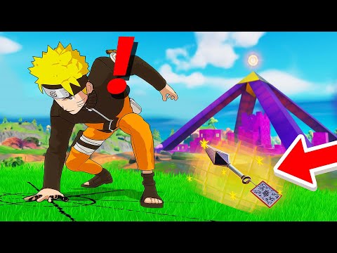 Le BOSS NARUTO est ARRIVÉ sur la MAP de FORTNITE ! Fortnite Saison 8