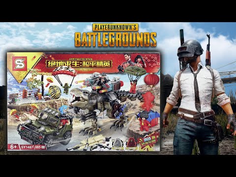 Lego PUBG: PLAYERUNKNOWN’S BATTLEGROUNDS DINOLAND UAZ, War Dinosaur Unboxing & Speed Build
