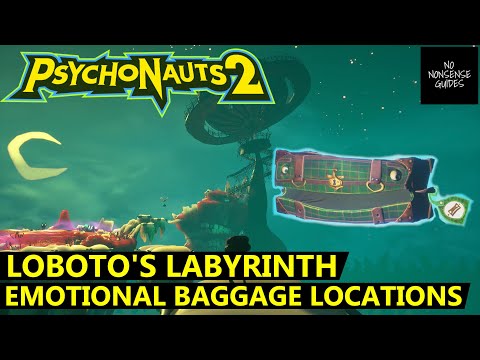 Loboto's Labyrinth Emotional Baggage Locations in Psychonauts 2