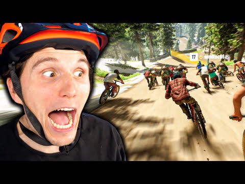 Massenstart gegen 64 andere Spieler im FAHRRAD SIMULATOR | Riders Republic
