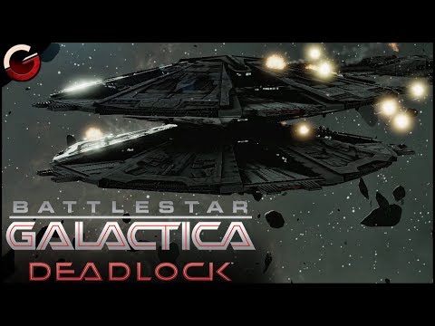 MASSIVE SPACE BATTLE! Epic Turn-Based Strategy Game | Battlestar Galactica Deadlock Gameplay