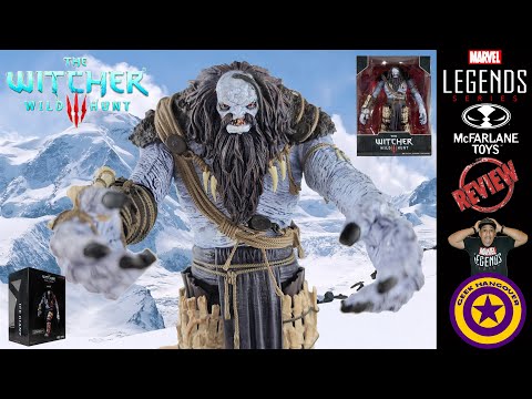 Mcfarlane Toys The Witcher 3 Wild Hunt Ice Giant Mega Action Figure Ice Giant  Unboxing & Review