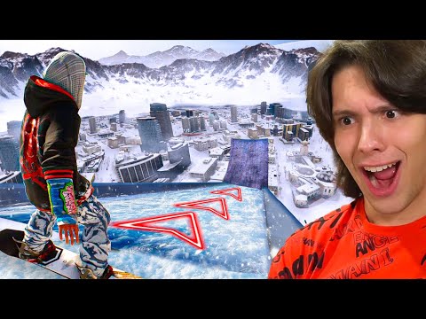 ME TORNEI UM ATLETA PROFISSIONAL DE SNOWBOARD!! (Riders republic)