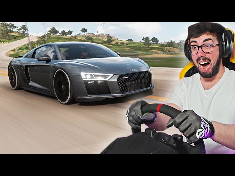 MI PRIMERA VEZ CON VOLANTE en FORZA HORIZON 5 😂