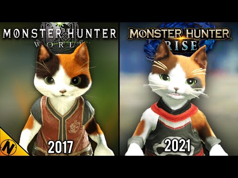Monster Hunter Rise vs Monster Hunter World | Direct Comparison