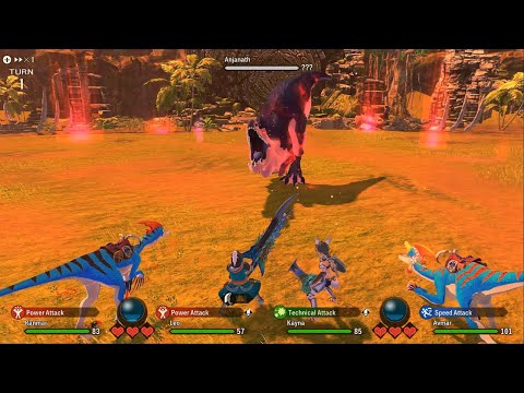 Monster Hunter Stories 2 Anjanath Fight