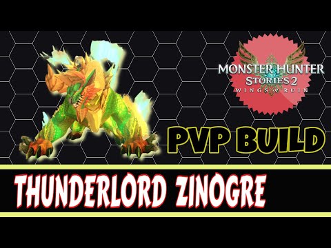 Monster Hunter Stories 2 – HIGH CRIT Thunderlord Zinogre PVP BUILD