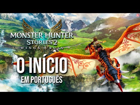 MONSTER HUNTER STORIES 2 – O INÍCIO DE GAMEPLAY em Português PT-BR | JOGANDO NO PC