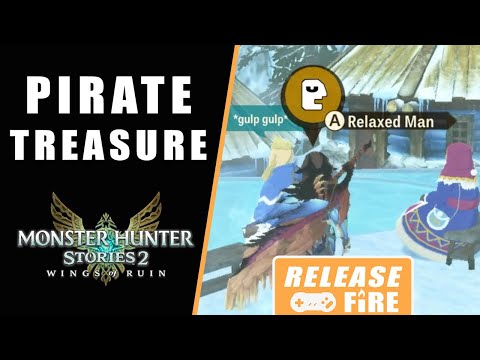 Monster Hunter Stories 2 X Marks the Spot Pirate Treasure Beach, Waterfall & Desert – Wings of Ruin