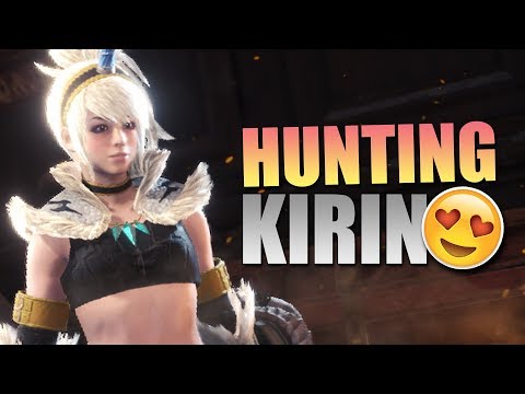 Monster Hunter World – BERBURU UNICORN, KIRIN !!
