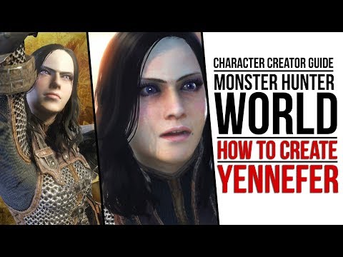 Monster Hunter World | CREATING YENNEFER FROM WITCHER 3
