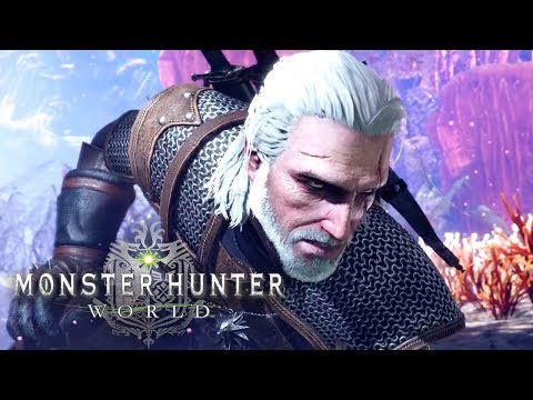 Monster Hunter World – Geralt of Rivia Reveal Trailer | Witcher 3 Collaboration