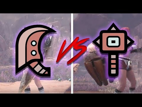 Monster Hunter World: Hammer VS Great Sword