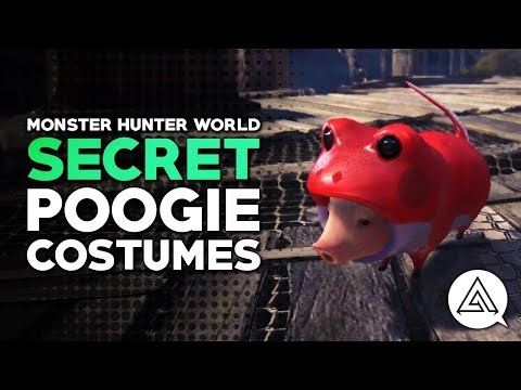 Monster Hunter World | How to Find the Secret Poogie Costumes