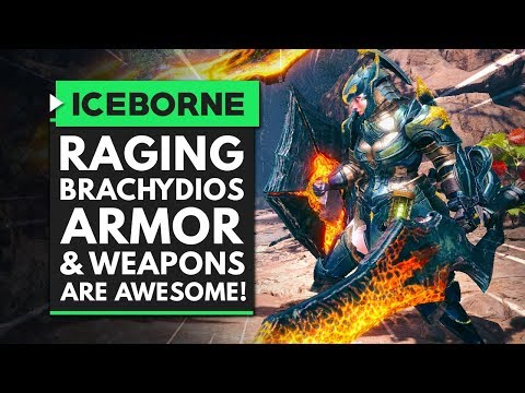 Monster Hunter World Iceborne | RAGING BRACHYDIOS Armor & Weapons Are AWESOME!