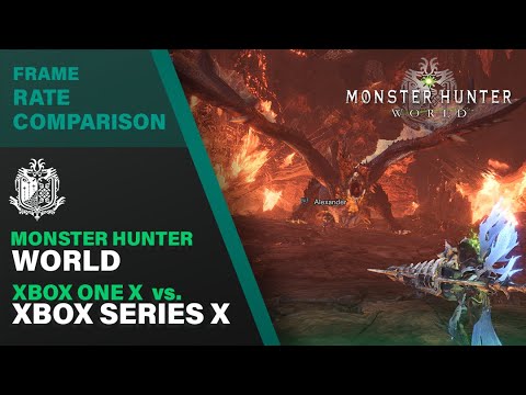 Monster Hunter World | Xbox Series X vs. Xbox One X | FPS and Gameplay Comparison
