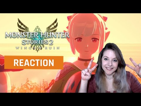 My reaction to the Monster Hunter Stories 2 Wings of Ruin Official Trailer 2 | GAMEDAME REACTS