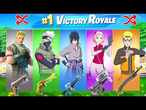 NARUTO ALÉATOIRE CHALLENGE sur FORTNITE !