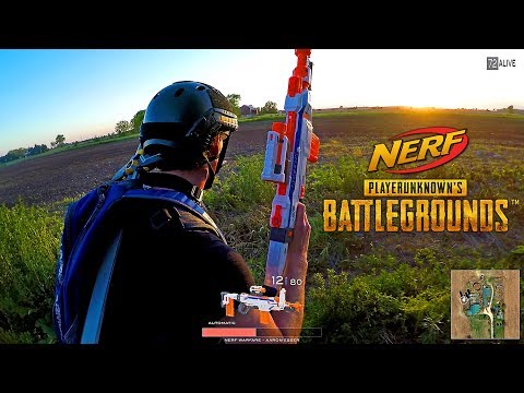 Nerf meets PlayerUnknown's Battlegrounds! (PUBG in real life)